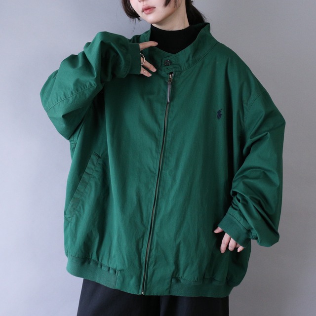 "POLO RALPH LAUREN" XXXXB over silhouette zip-up jacket