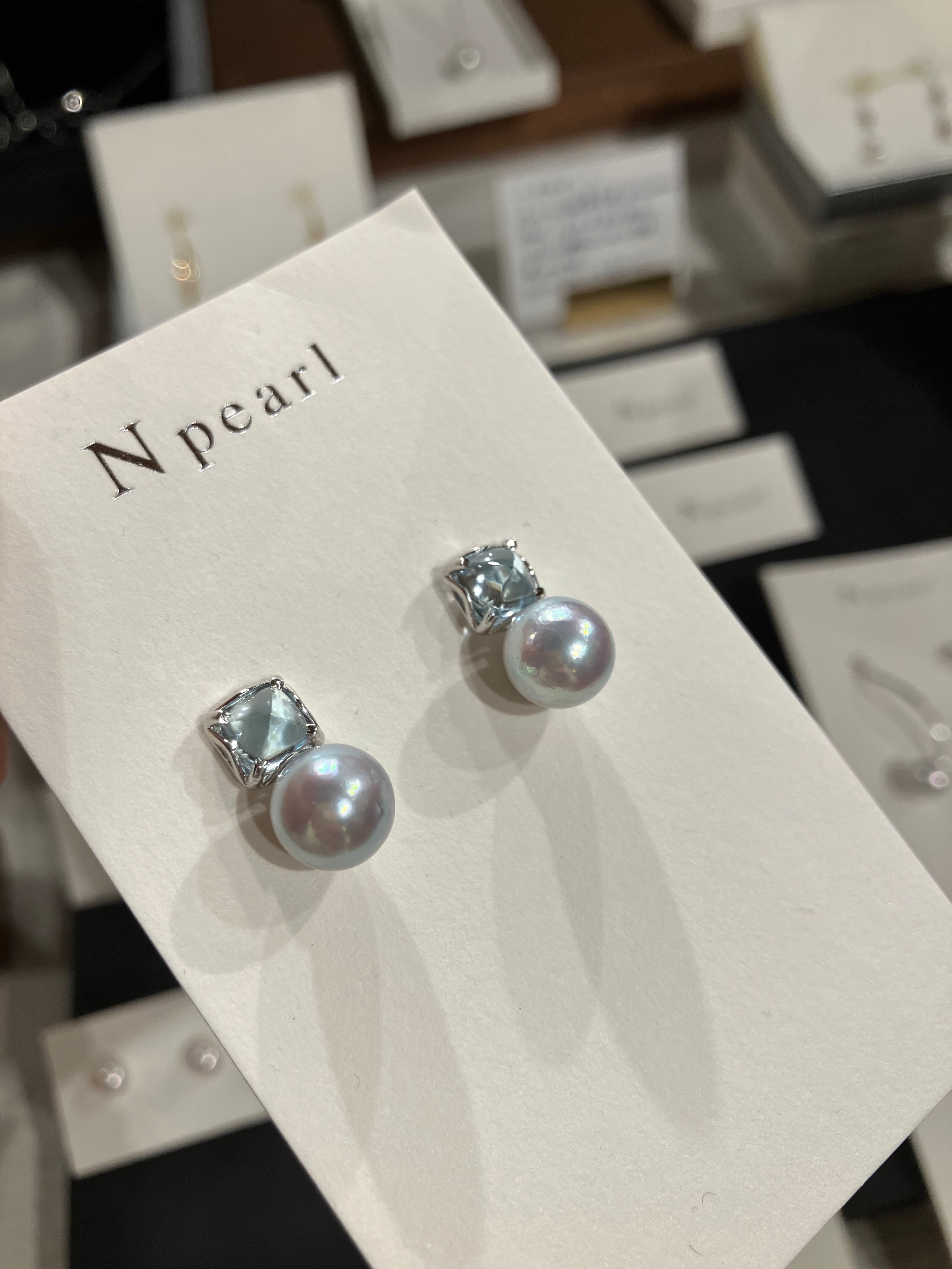 【1/25までのpop-up期間限定】愛媛宇和島産 本真珠 パールピアス N pearl