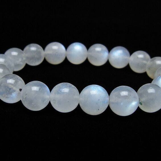 ムーンストーン ブレスレット 11mm 一点物 メール便可 [M便 1/10] 111-44847