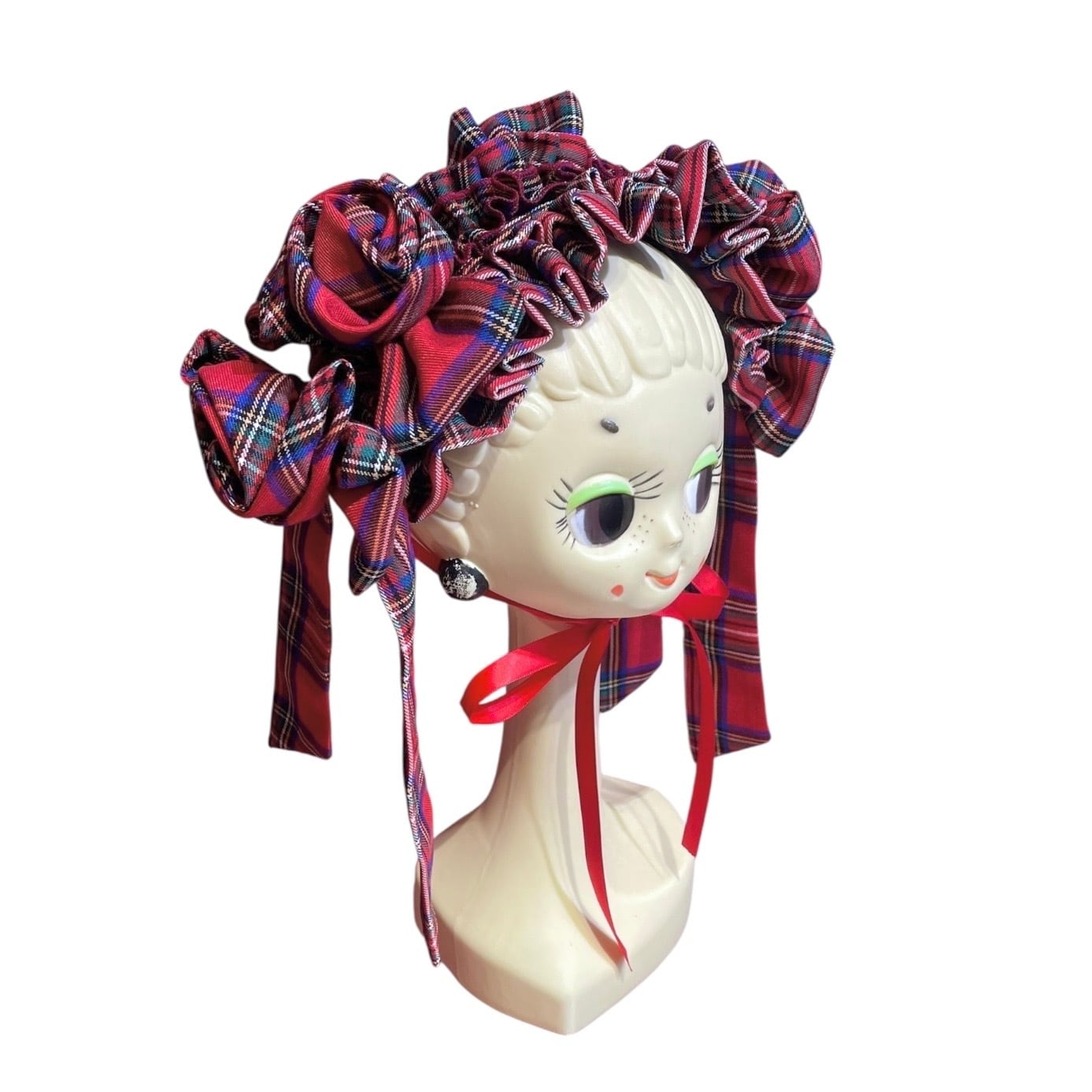 ローズリボンヘッドドレス　RED