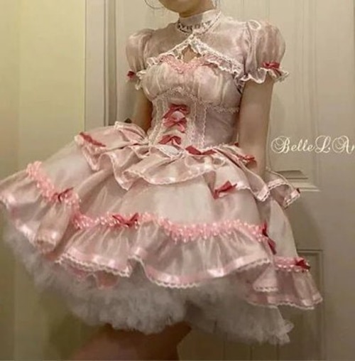 プレミアム 初恋ドレス 女性 レトロ 重工業 スウィート プリンセススカート メイド コスプレ ロリータ ドール メガ割