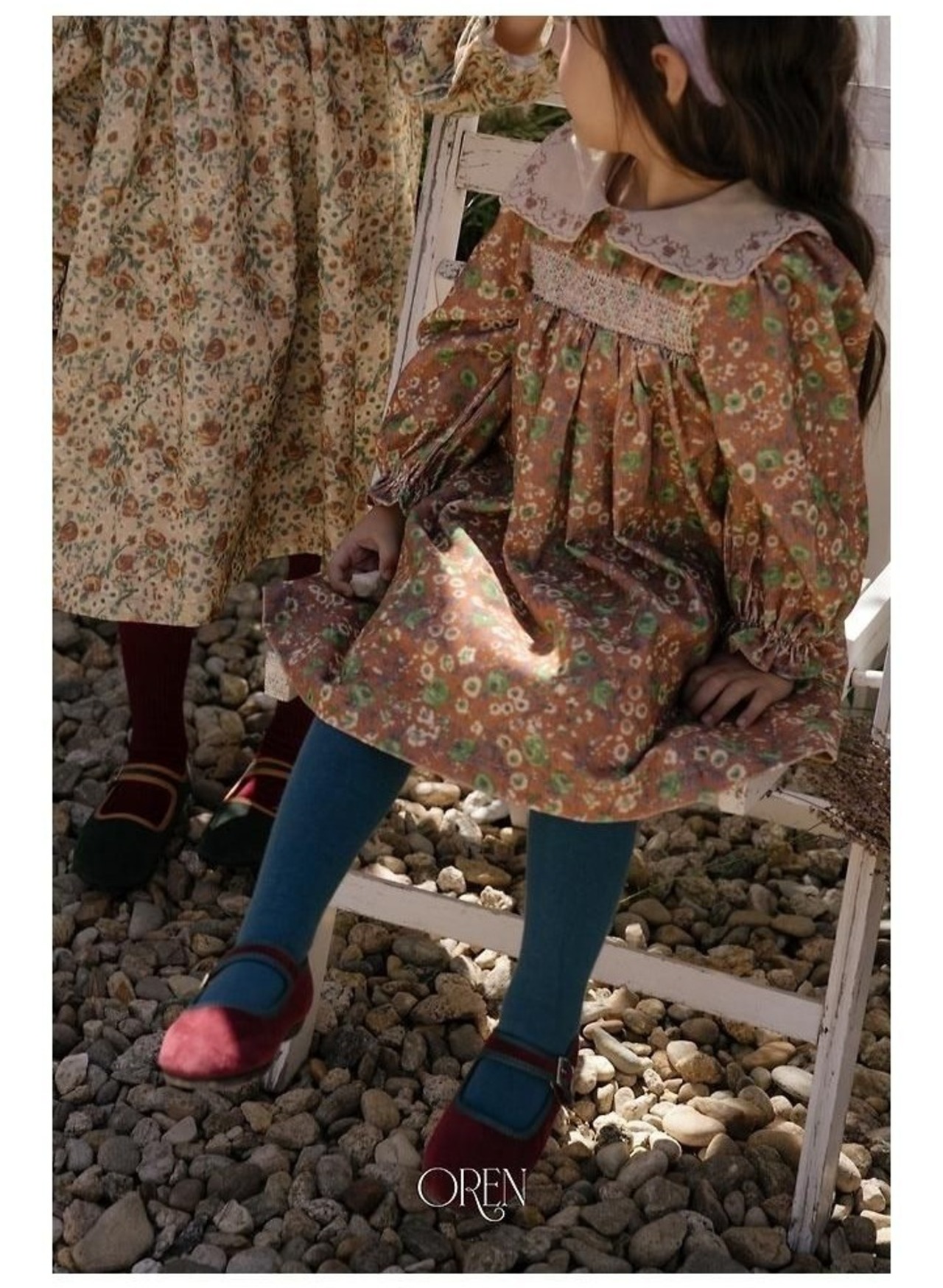 〖取寄〗韓国子供服 / 26winter / oren / フォレストカラーバンドタイツ / キッズ *1号~5号*