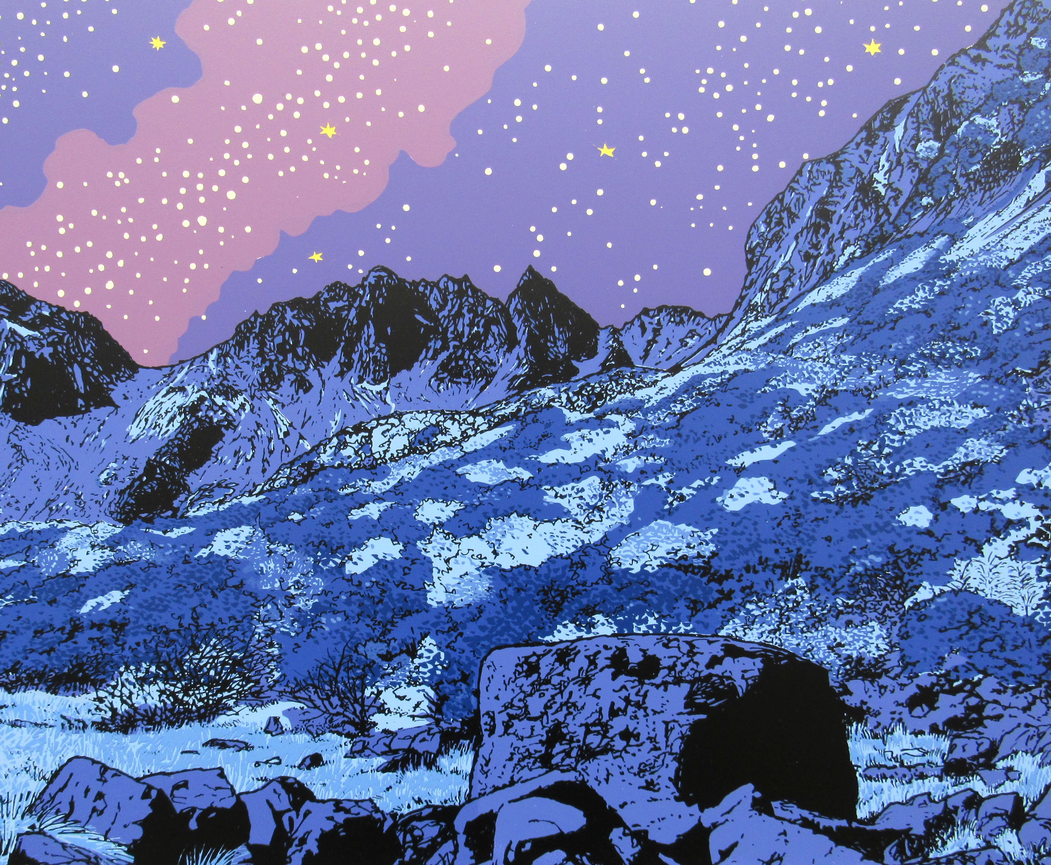 K66-07 夜空の涸沢 | あさの たかを デザインオフィス