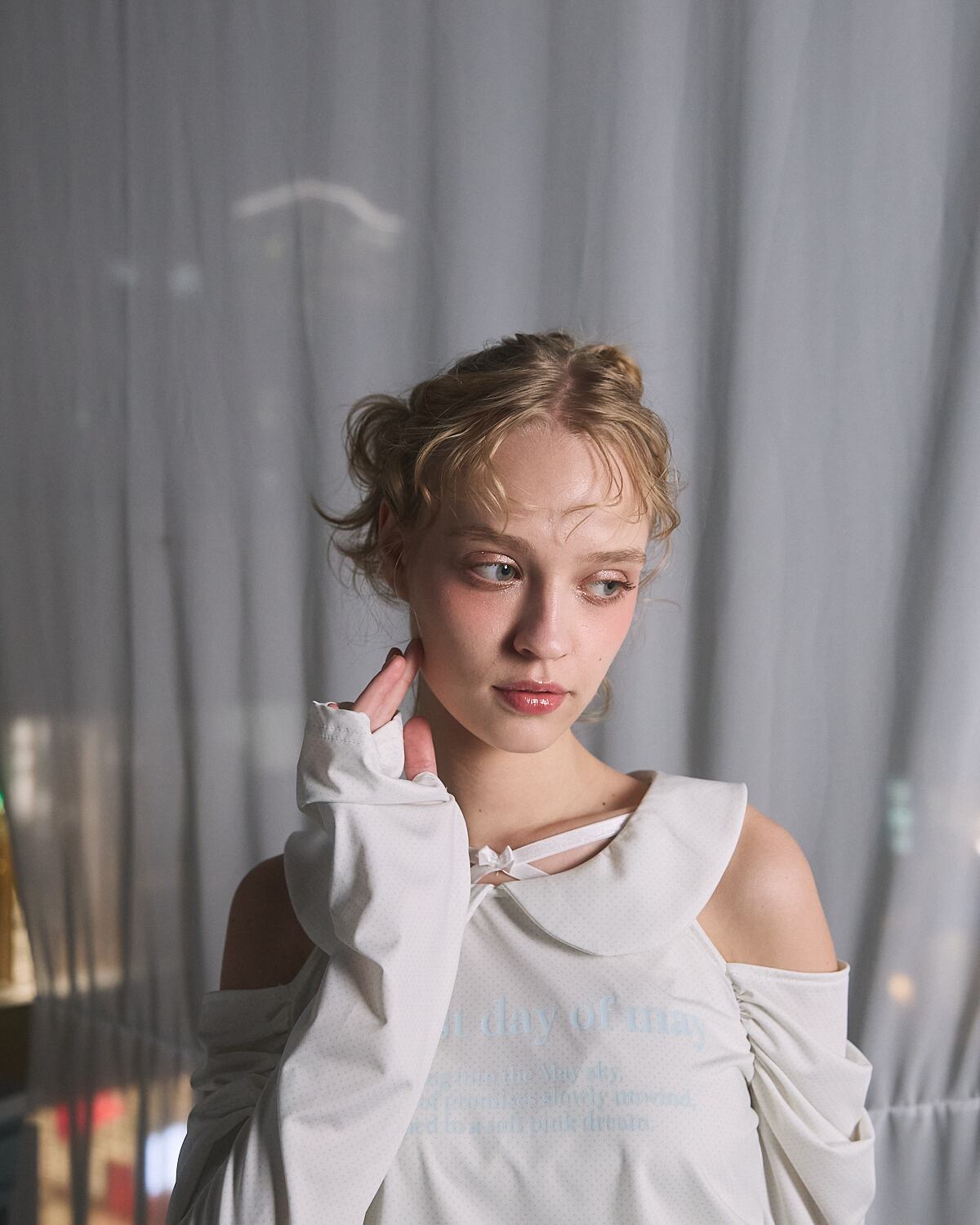 S/S レースカップ付きキャミソール(WHITE) | lilLilly official webstore