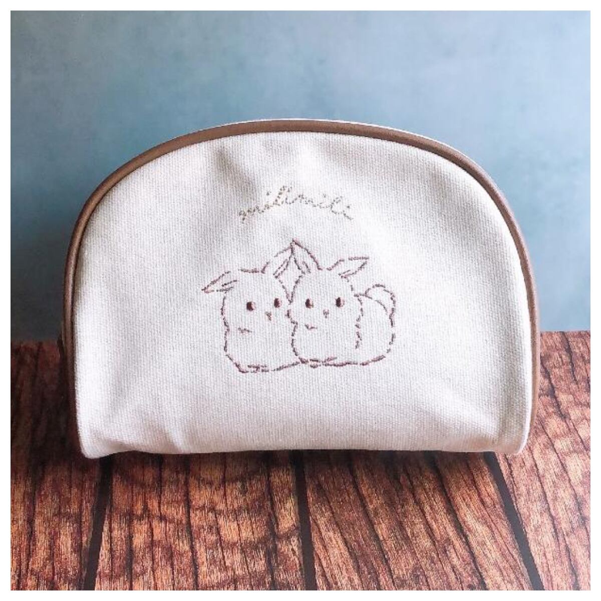 ハンドメイドポーチ うさみみポーチ Rino様