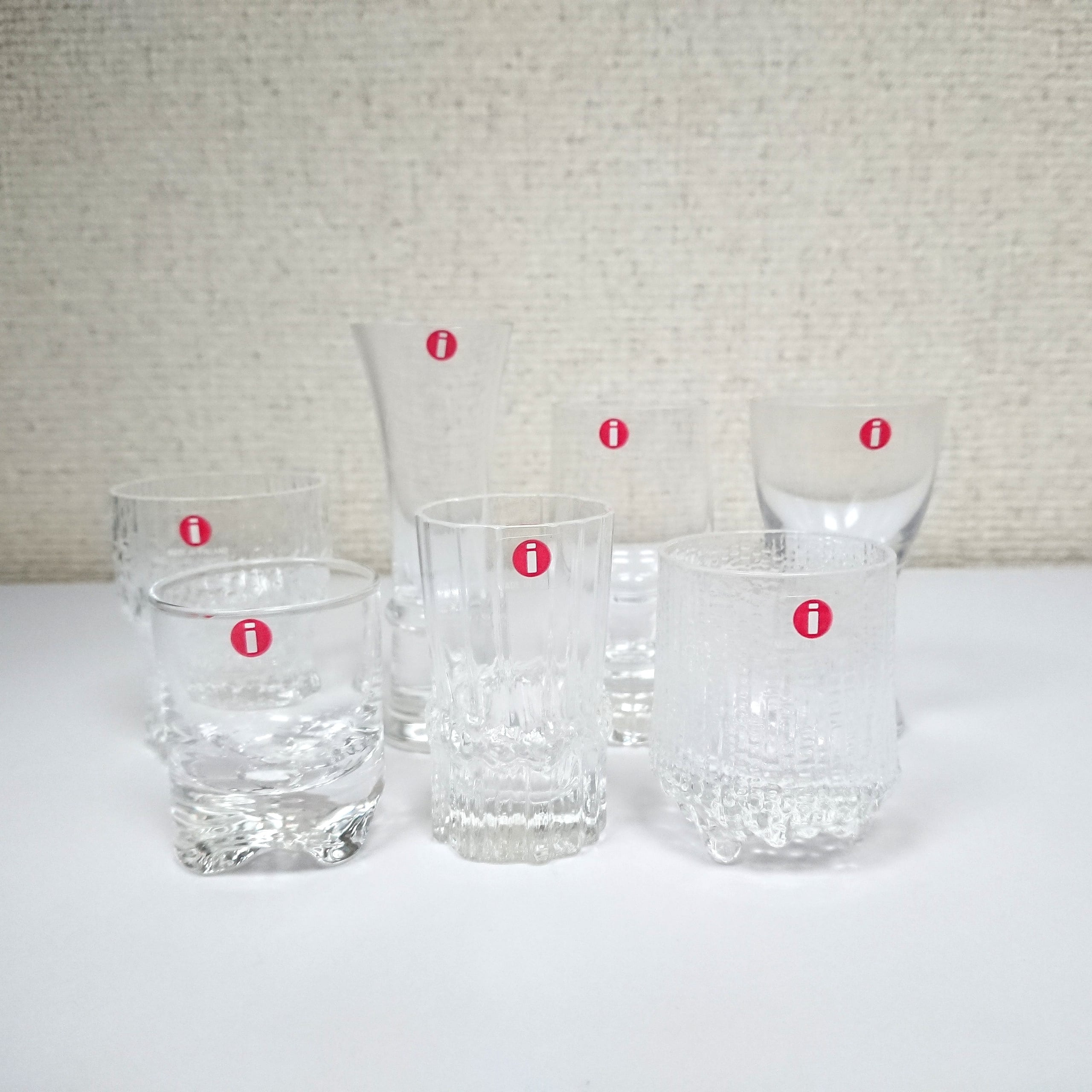 iittala/イッタラ Tapio Wirkkala/タピオ･ウィルカラコレクション ショットグラス7Pセット 未使用 箱付 ヌータヤルヴィ |  coshiki