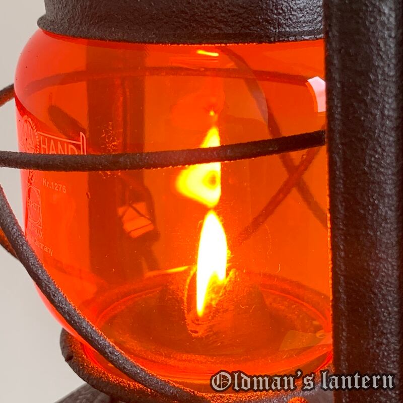ホヤ FEUERHAND 276 275 アンバー塗装 グローブ | Oldman's lantern