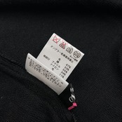 LEONARD レオナール 花柄 ハイネック ハイゲージ ウールニットセーター サイズ 40 /ブラック×ピンク