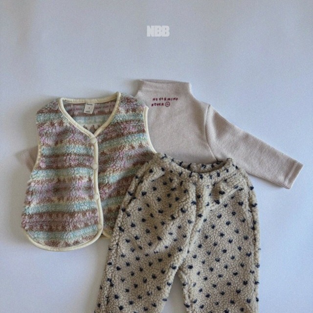 《予約》night bebe ¨ milky half-neck t