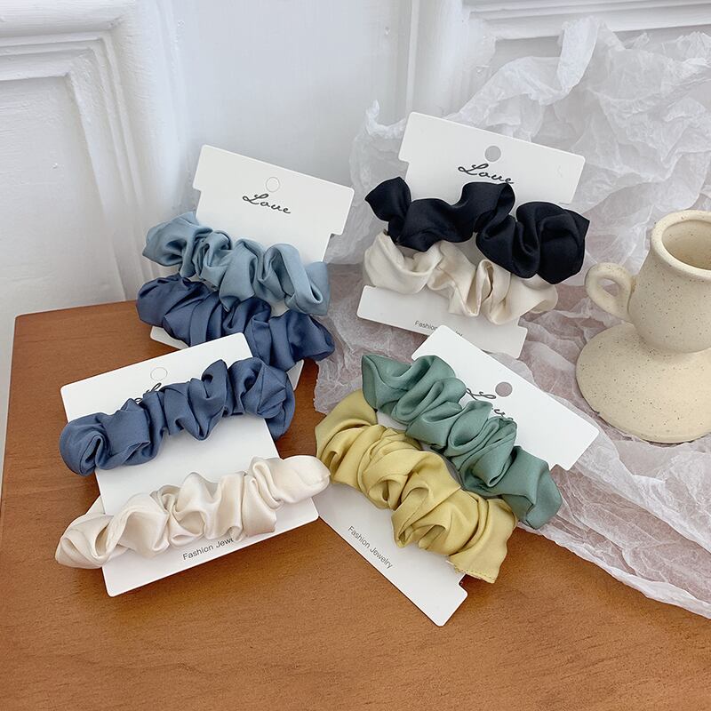 スタンダードソリッド カラーアクセサリー レトロ ソリッドカラー 2セット ブラック・アイド・ピーズ7007136989