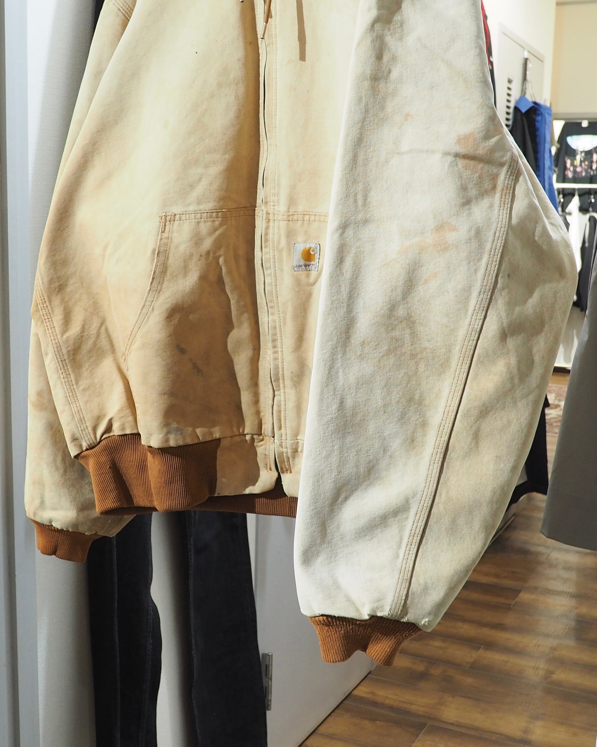 " Carhartt - 襤褸 " Beautiful Fade × Special Aging vintage Active jacket