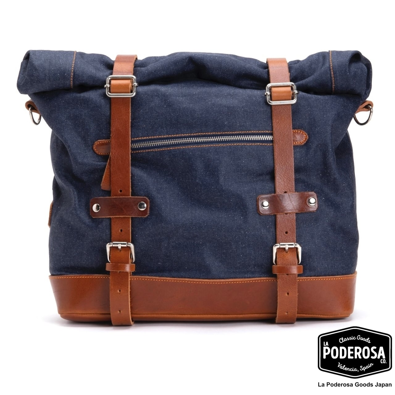 Bariloche 25L デニム サドルバッグ La Poderosa Goods | La Poderosa
