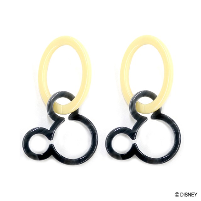 Accommode アコモデ Disney ディズニー ミッキーマウス リングピアス グレー Spica Store Accommode アコモデ Disney ディズニー ミッキーマウス リングピアス グレー Spica Store