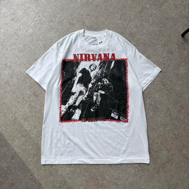 90s NIRVANA "In Utero" parking lot T-shirt【仙台店】