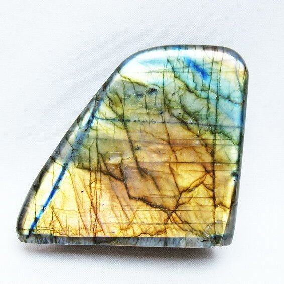 ラブラドライト 原石 一点物 181-4375