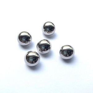 シンプルシルバーボタンSS（11mm）