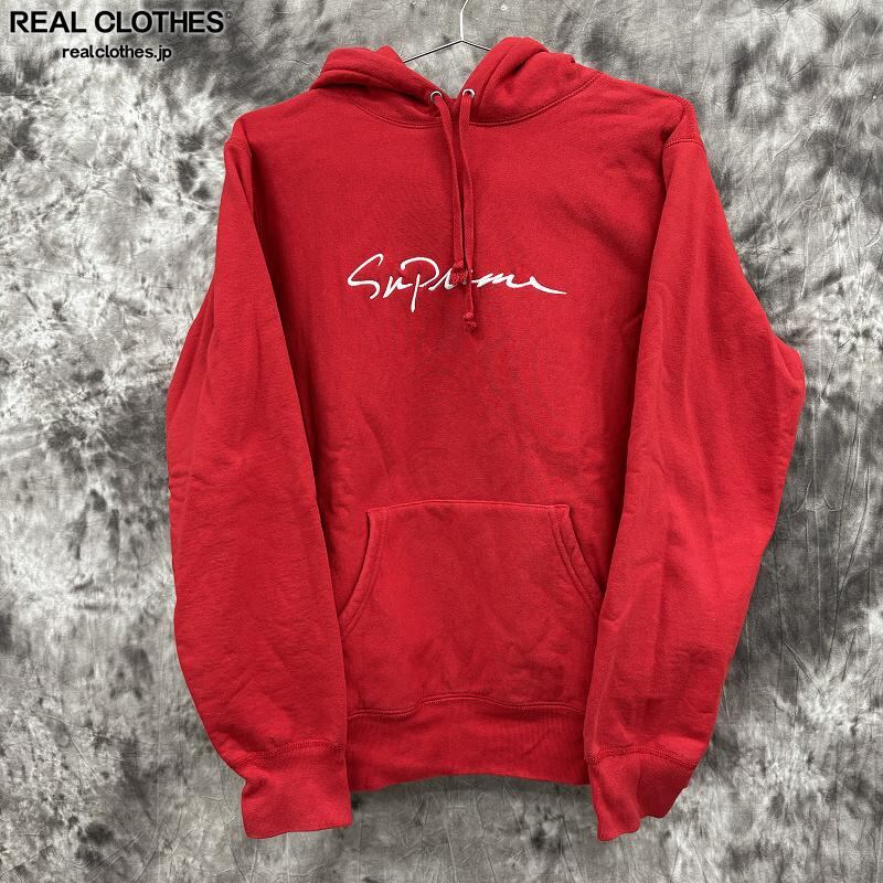 M Supreme ClassicScript HoodedSweatshirt （Supreme hoodie script 