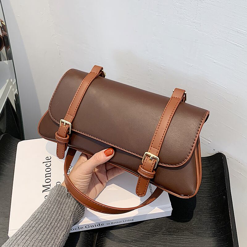 ニッチデザインバッグハンドバッグ2020新しい流行のファッション秋と冬レトロワイルドネットセレブリティオーシャンワンショルダー脇の下バッグ Tiancai_Wing_Bag92409860609