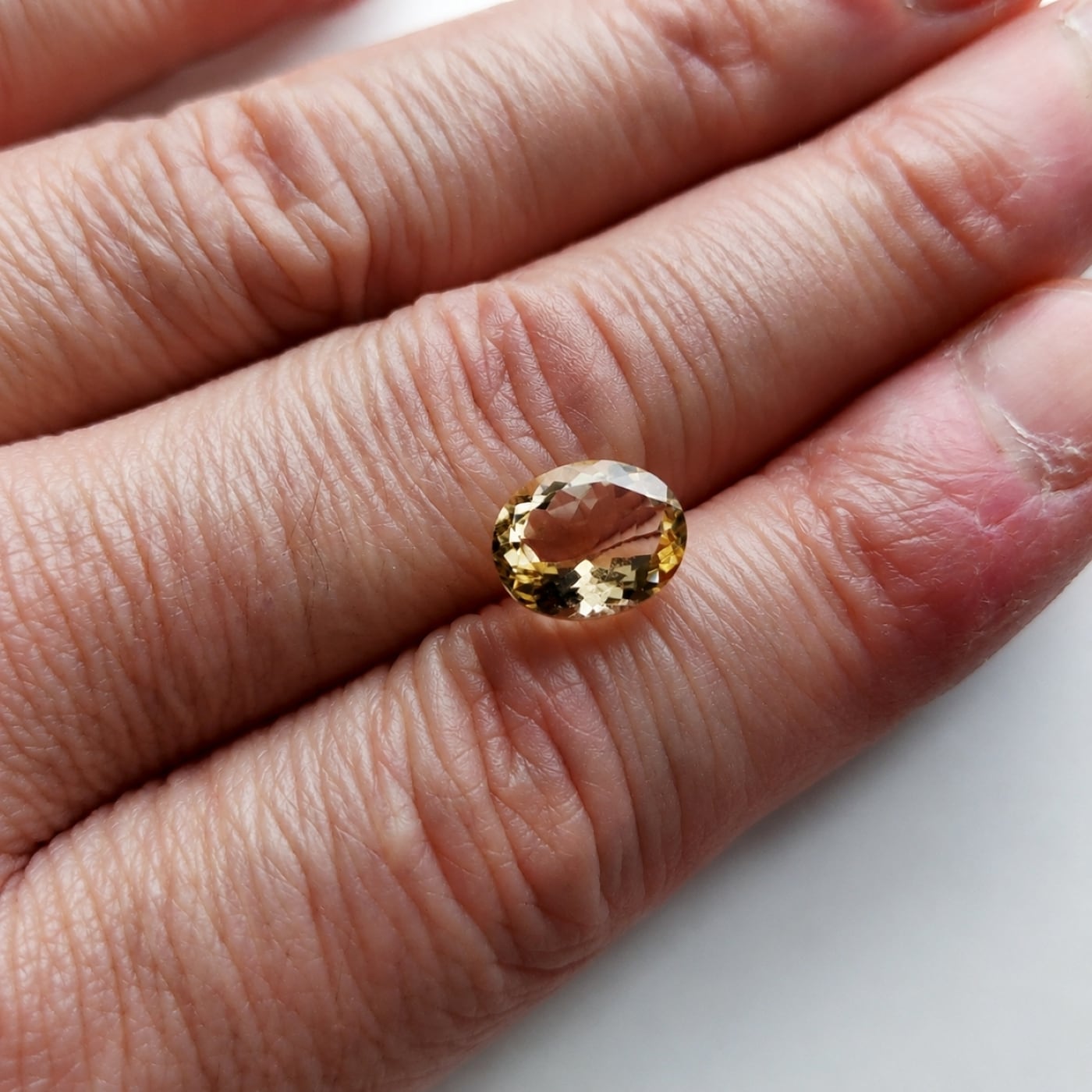 シトリン ルース 大粒 宝石質 AAA 14×10mm 約5ct｜11月誕生石 ブラジル