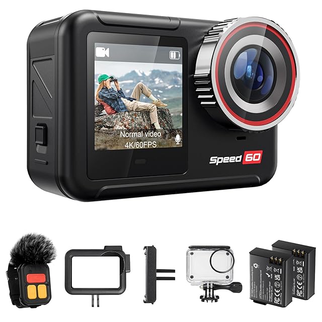 Hiicam speed20 防水アクションカメラ 4K 60FPS タッチパネル式 Hiicam speed20 防水アクションカメラ 4K 60FPS タッチパネル式