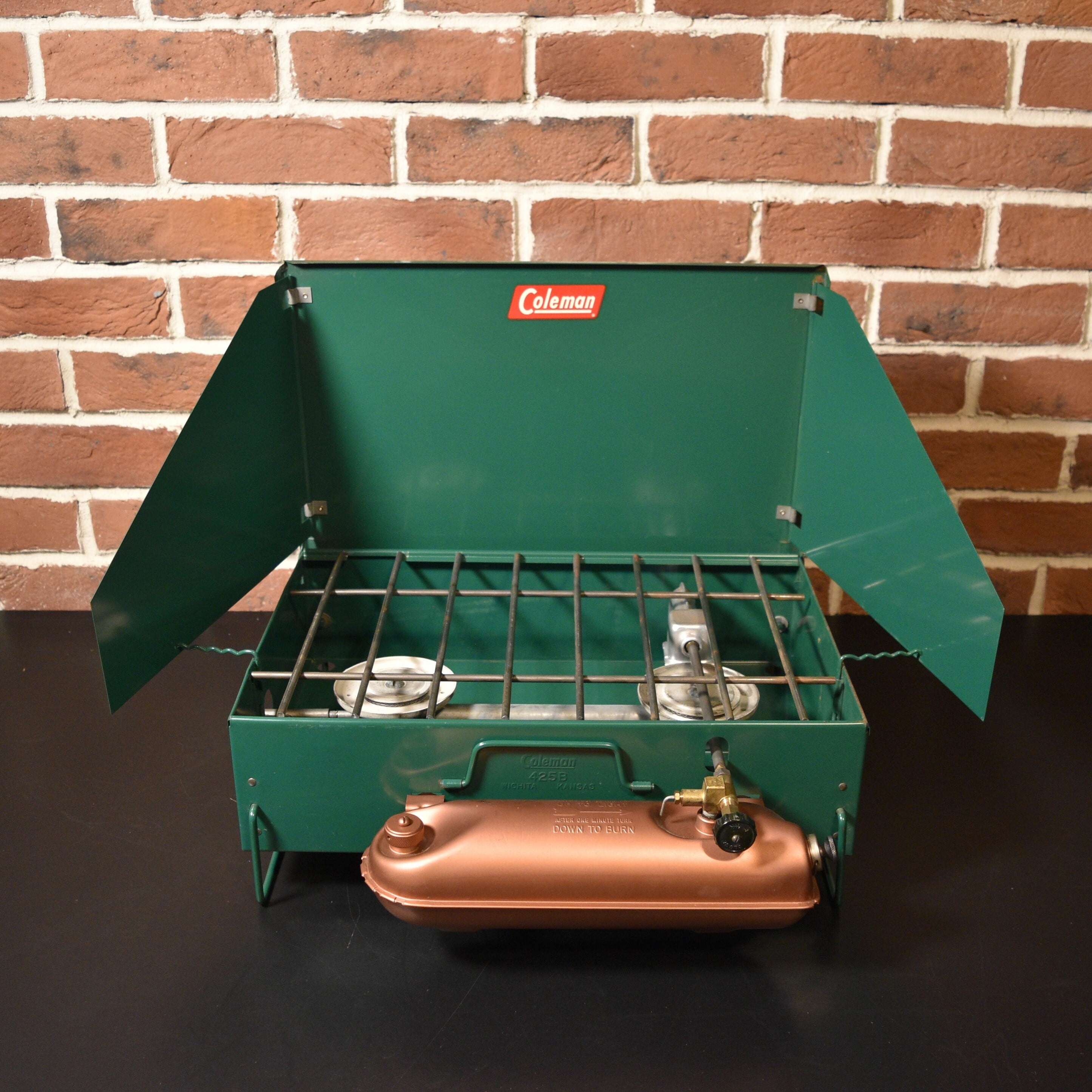 コールマン 425B 前期 ツーバーナー 新品未使用 コッパータンク 銅製