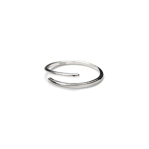 S925 LAYERED OPEN RING SILVER