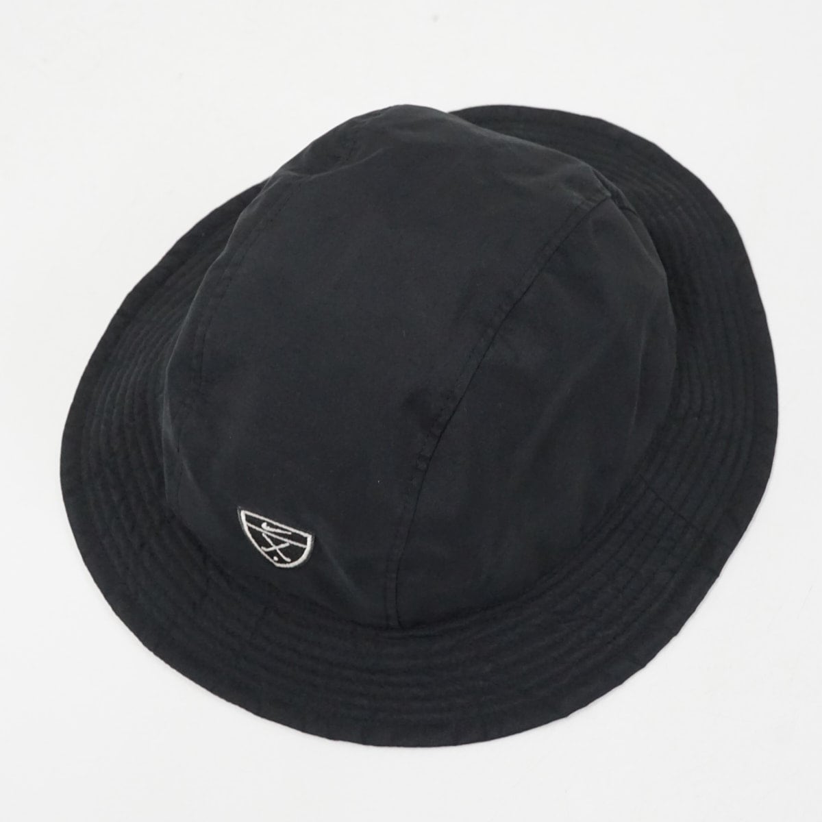 NIKE ナイキ ゴルフバケットハット USED品 ブラック ワンポイントロゴ
