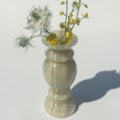 Natural stone vase