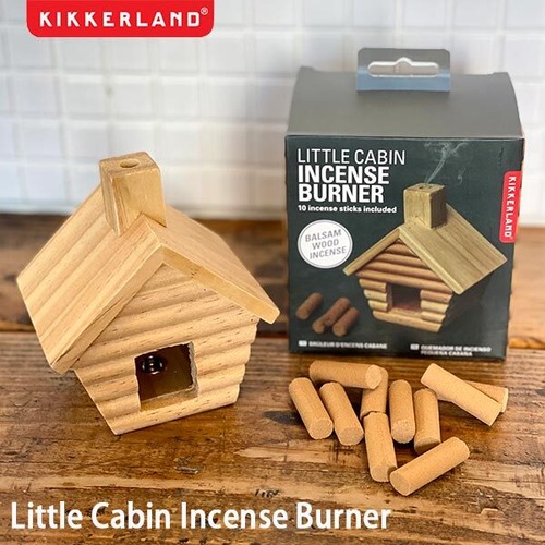 Little Cabin Incense Burner リトル キャビン インセンス バーナー お香立て ログハウス DETAIL KIKKERLAND
