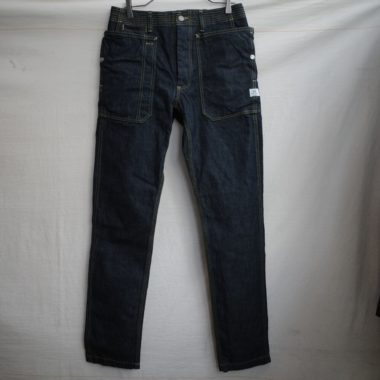 SASSAFRAS(ササフラス) / Fall Leaf Sprayer Pants -Indigo-