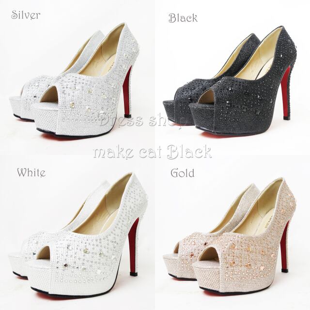 【SALE】【即納】【数量限定SALE】★12cmヒール4color サイズ豊富 オープントゥパンプス BENEDETTA パンプスma-3276 ドレス 結婚式 パーティー お呼ばれ