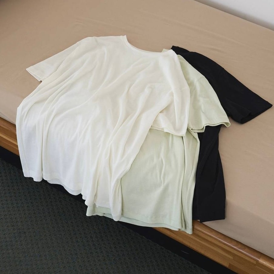 【 anuke 】Sheer Over T-Shirts
