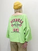 Vintage Venice California Green Souvenir Drop Shoulder Top