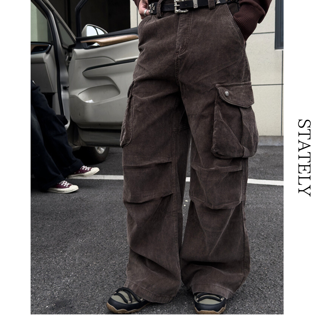 Vintage コーデュロイ Cargo Pants/2color_B08・画像11