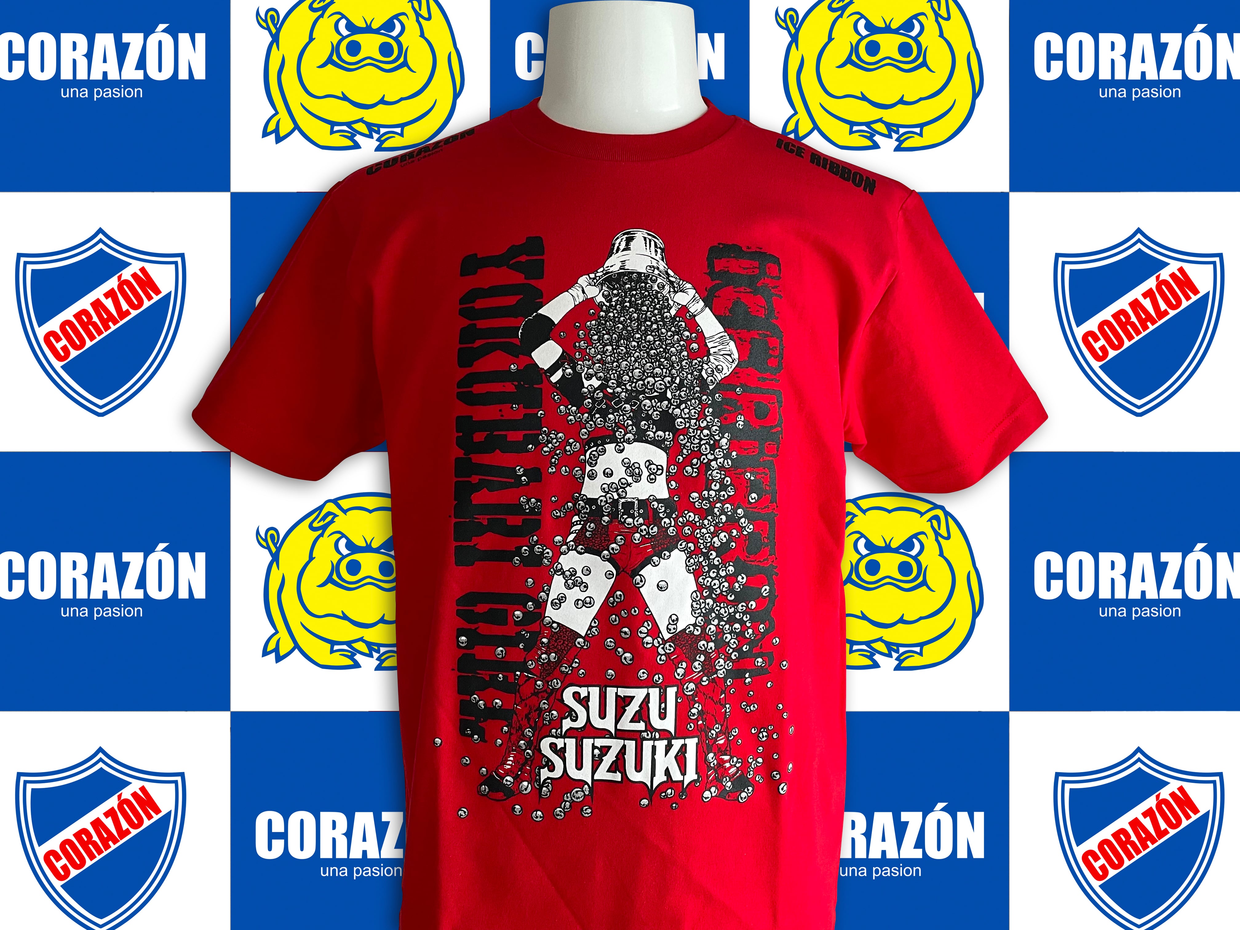 鈴季すず✖️CORAZON Tシャツ | コラソンプロレス powered by BASE