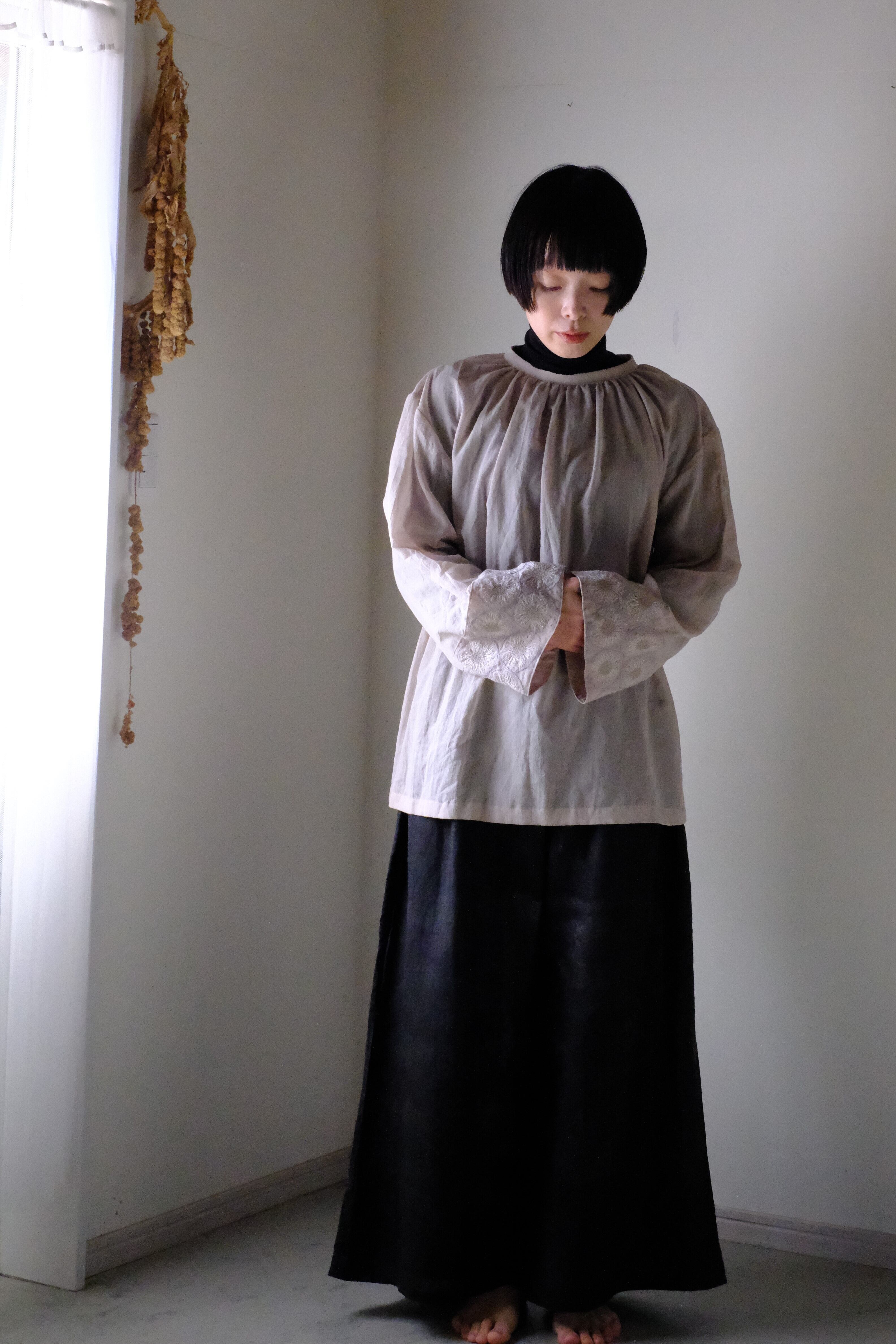 スモック cl-0156 (オフ白)