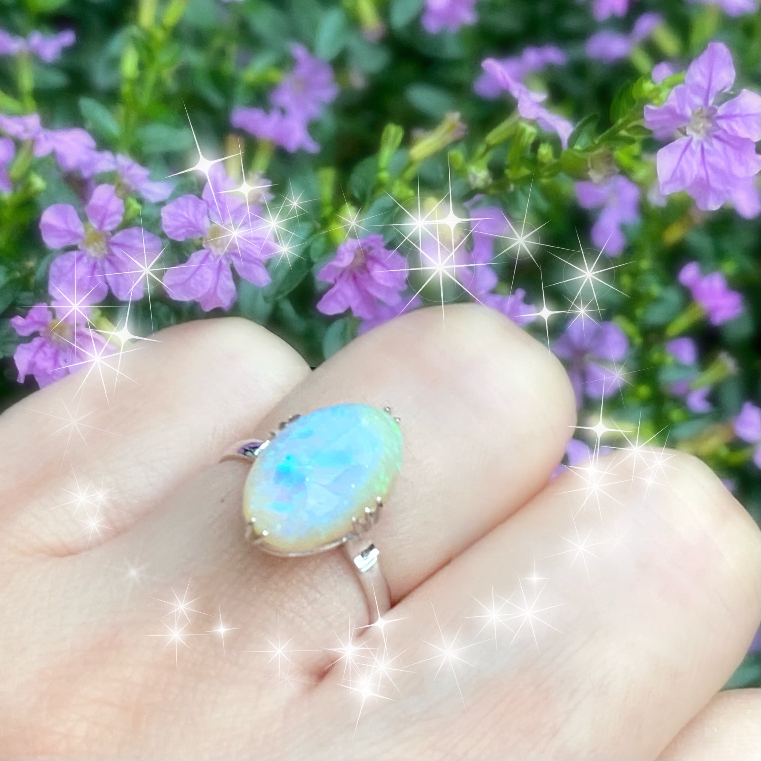 昭和の懐かしい指輪 Japanese Traditional ring k14WG オパール 昭和の懐かしい指輪 Japanese Traditional ring k14WG オパール