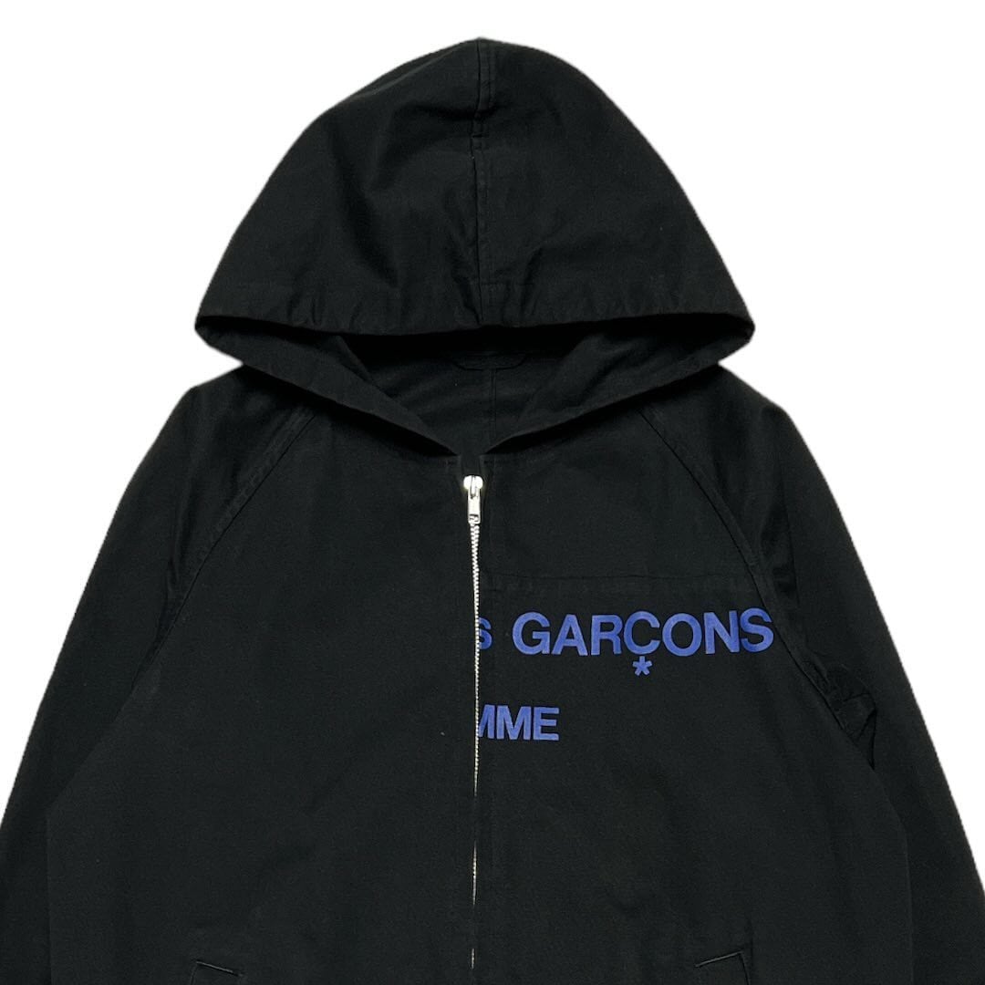 COMMEdes GARCONS HOMME Split Logo Hoodied Jacket COMMEdes GARCONS HOMME Split Logo Hoodied Jacket