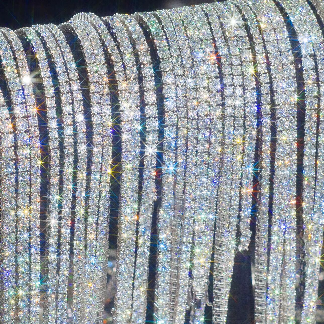 究極◇4mm 17.5cm モアサナイト ブレスレット シルバー◇silver925