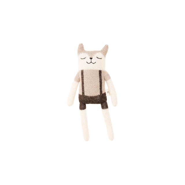 main sauvage/Fawn knit toy,salopette