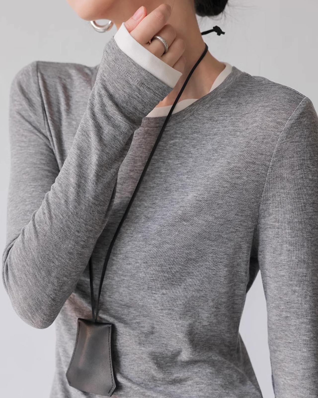 Fake layered Tshirt T20245