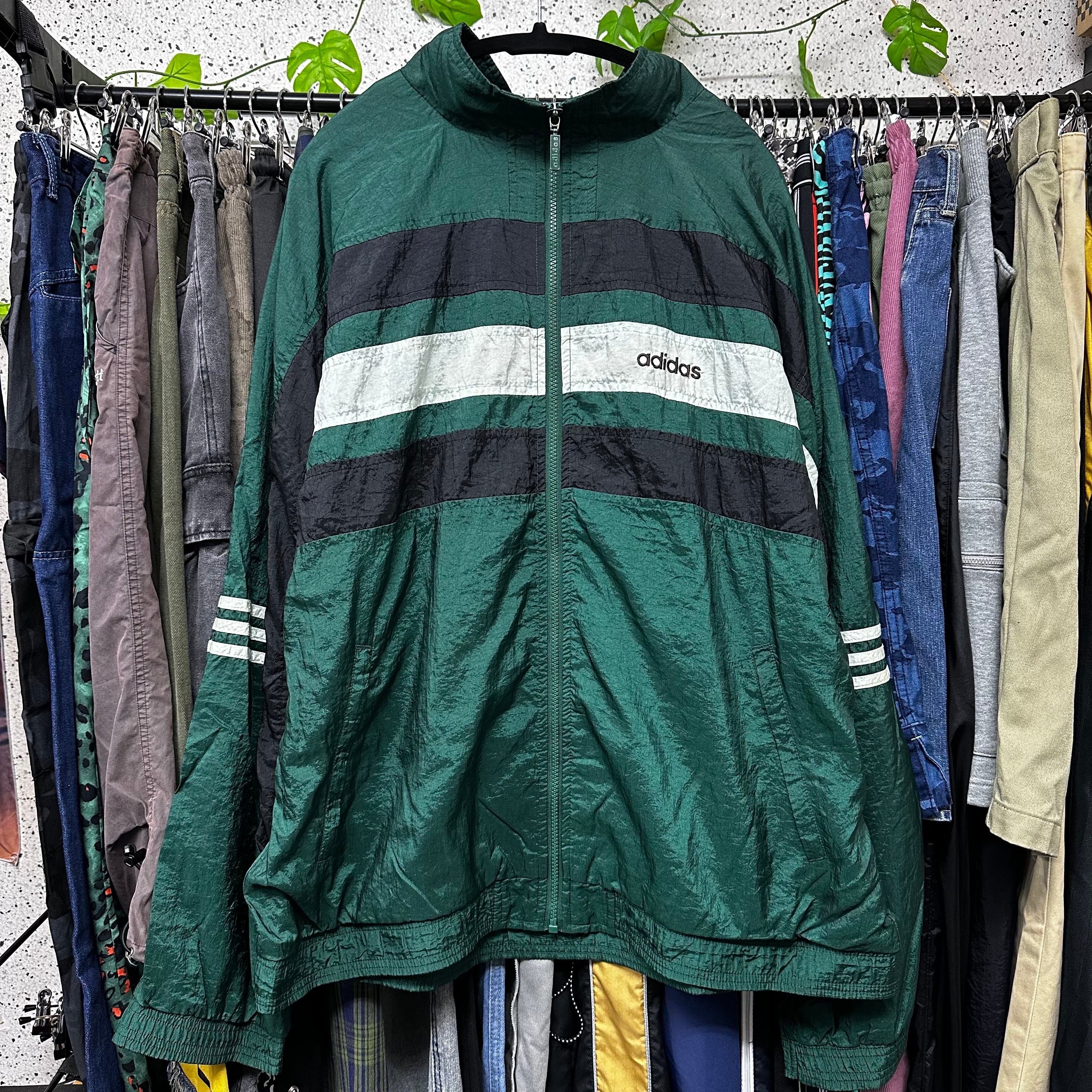 adidas vintage nylon jacket