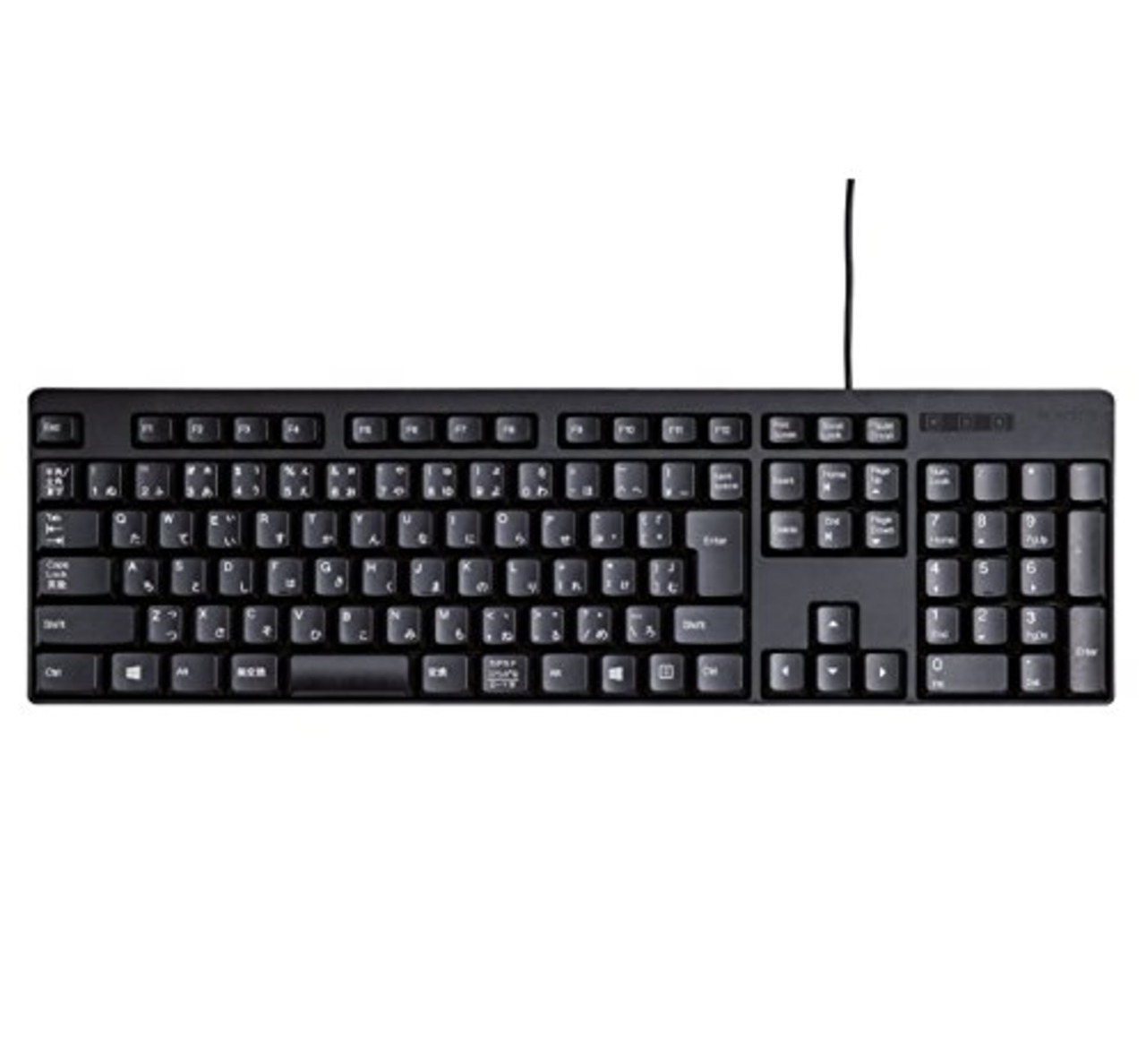 エレコム 有線キーボード メンブレン ブラック TK-FFCM01BK