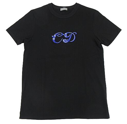 Dior CDロゴ刺繍半袖TシャツMサイズ