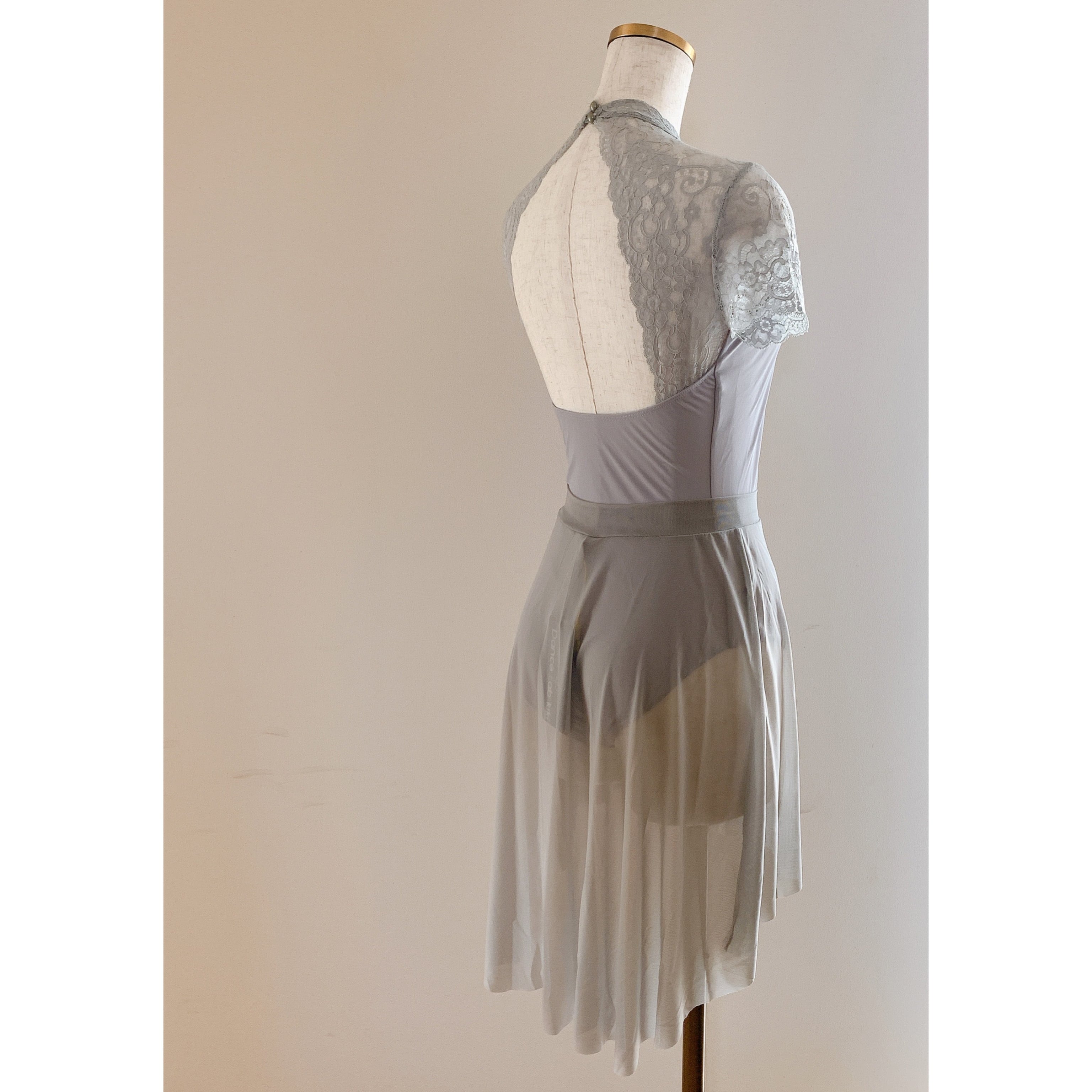 ≪グレー≫ チュールプルオン バレエスカート（ロング） | バレエ