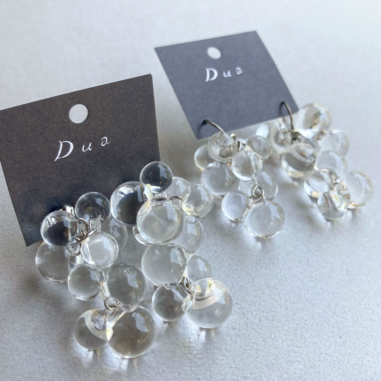 再入荷〉クリアスズマルのじゃらじゃら〈ピアス/イヤリング〉 | Dua