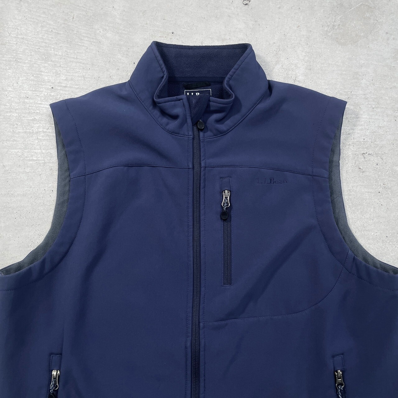 L.L.Bean エルエルビーン アウトドアベスト ソフトシェル メンズL 古着 