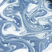 「露草色〜一生物の紺色との出会い〜」マーブル×ドット