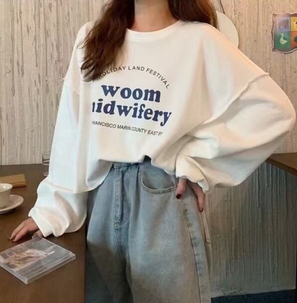 ショート丈　ロゴスウェット　AJ4Z4039-191