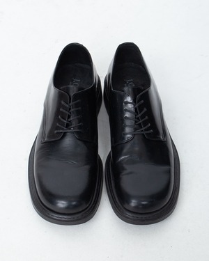 "J.CREW" plane toe leather shoes (Made In Italy)